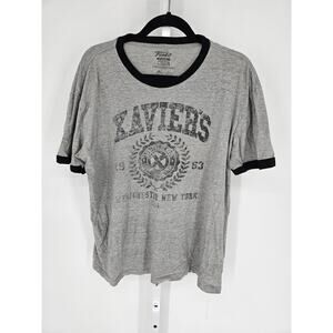 Funko Marvel Xaviers Women's 1/2 Sleeve Gray Round Neck T-shirt Top Size XL
